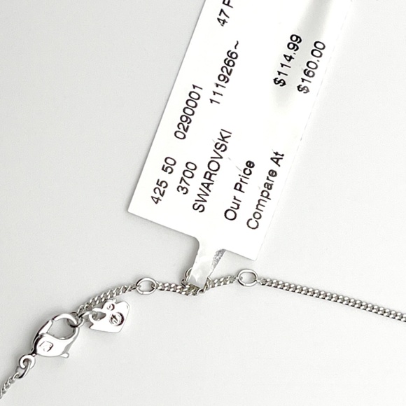 Swarovski Blue Heart Pendant with chain - Picture 6 of 6